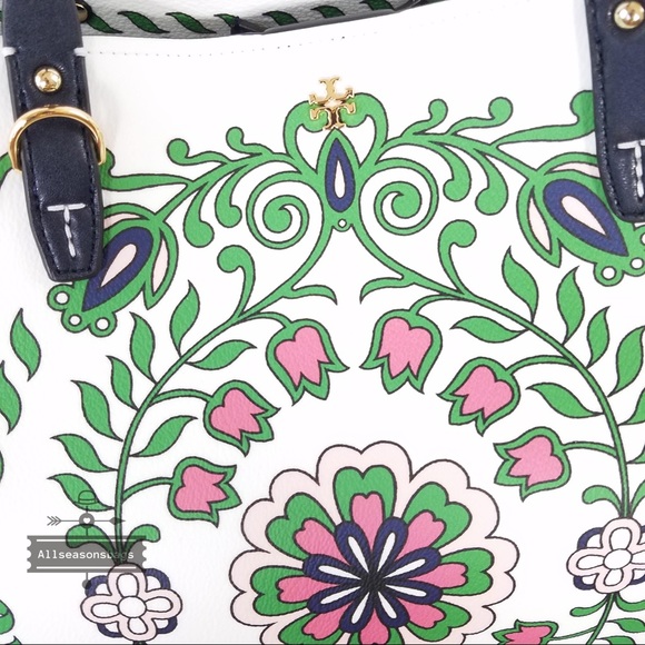 NWT Tory Burch Kerrington Square Tote Garden Bag - Picture 6 of 8